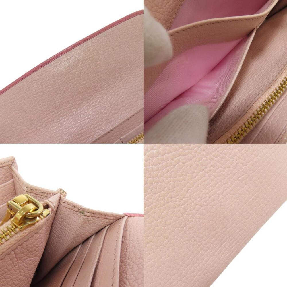 Miu Miu Ribbon Long Wallet Leather Women's - image 8